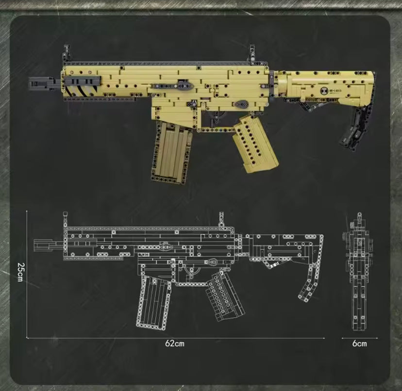 SCAR RIFLE 1369 Pcs